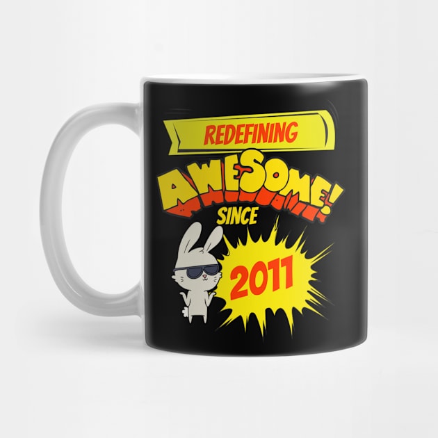 Redefining Awesome Since 2011 Kids Birth Year by EvolvedandLovingIt